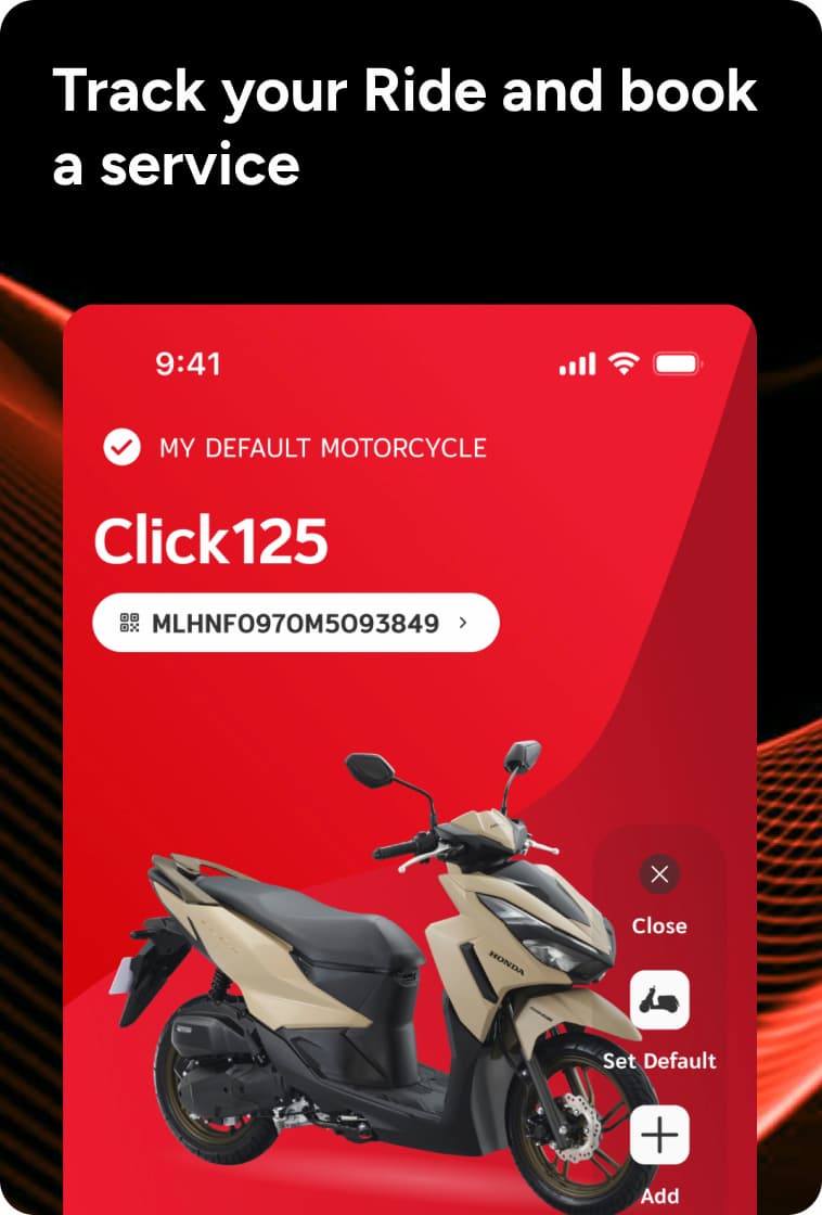 Track your Ride and book a service